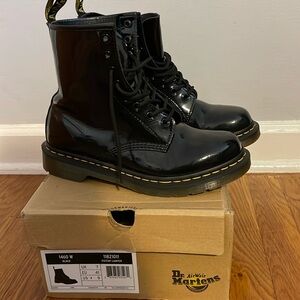 Women Dr. Martens 1460 Patent Leather Boots Size 9